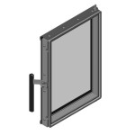 Dveře topeniště KV DYNAMIC B 2G 35. 46. 01   